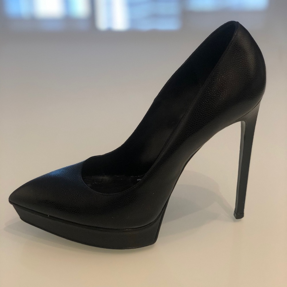 Saint Laurent Janis Black Stilettos